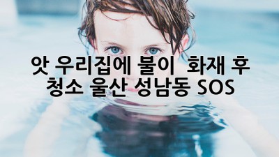 앗! 우리집에 불이? 🔥 화재 후 청소, 울산 성남동 SOS!